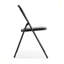 Chaise d'appoint noire Goudy