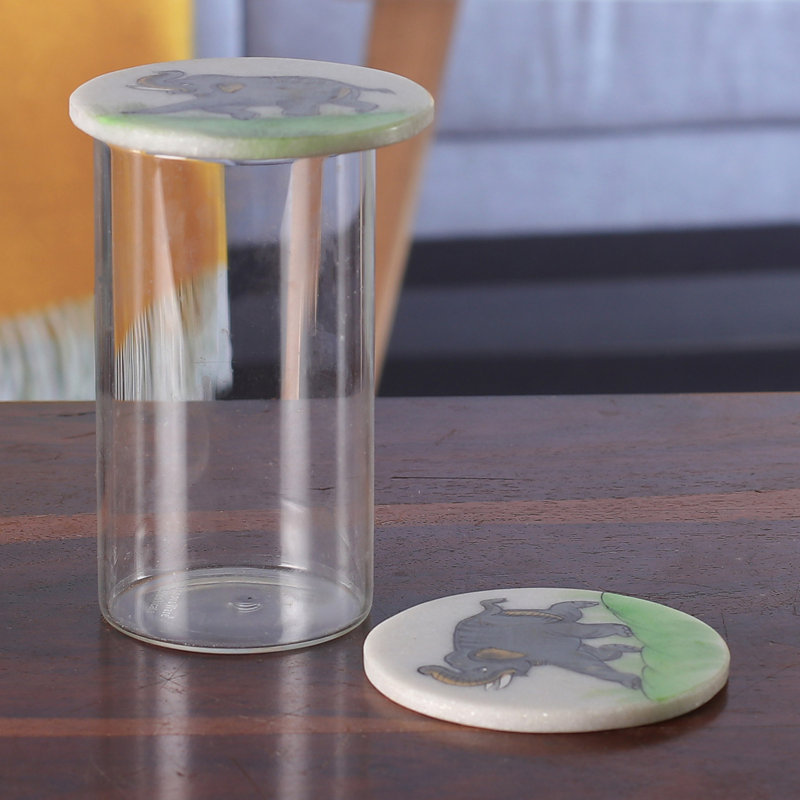 Ensemble de sous-verres en pierre à savon fait à la main NOVICA