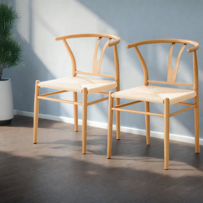 Ensemble de 2 chaises de salle à manger confortables