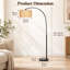 175cm Rattan Arched/Arc Floor Lamp