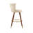 Swivel Bar Stools With Backrest Footrest ,With A Fixed Height Of 360 Degrees