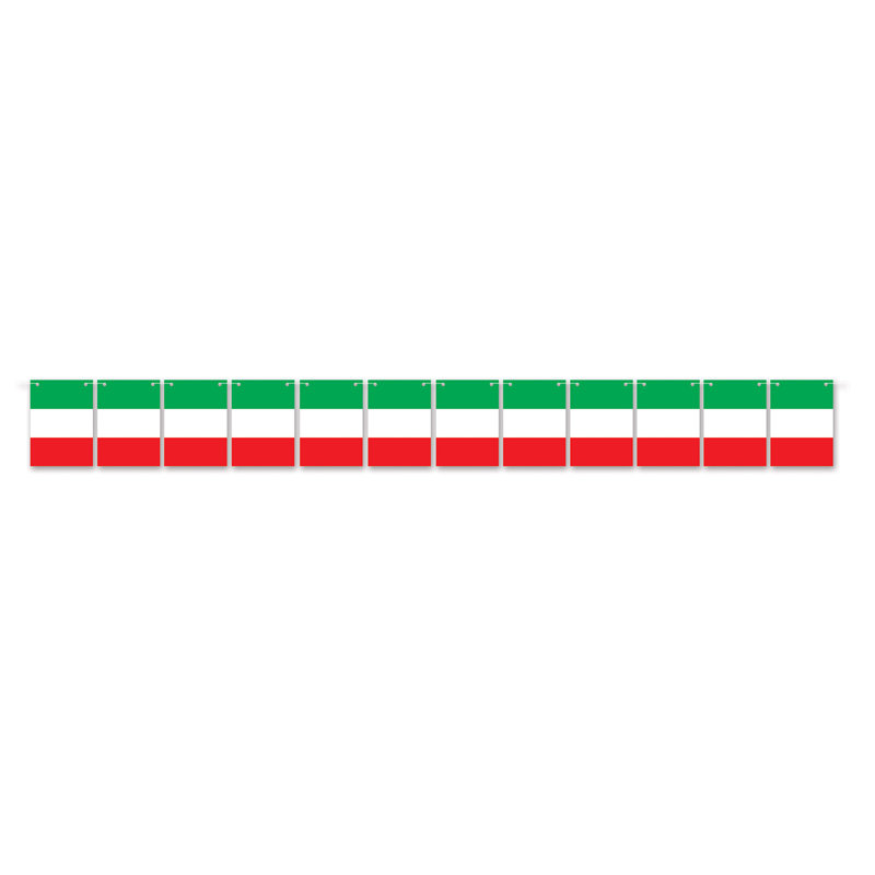 Ensemble de 12 banderoles avec drapeau italien