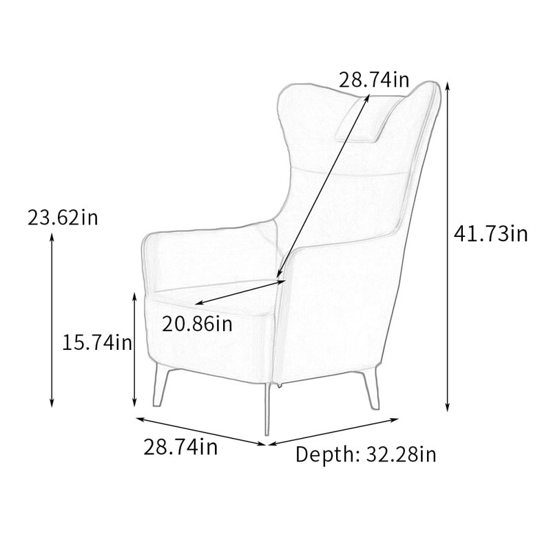 Fauteuil inclinable Skylor, Gris/beige