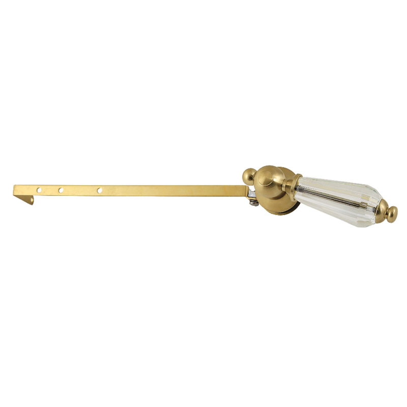 Kingston Brass Willshire Universal Front or Side Mount Toilet Tank Lever, Brushed Brass