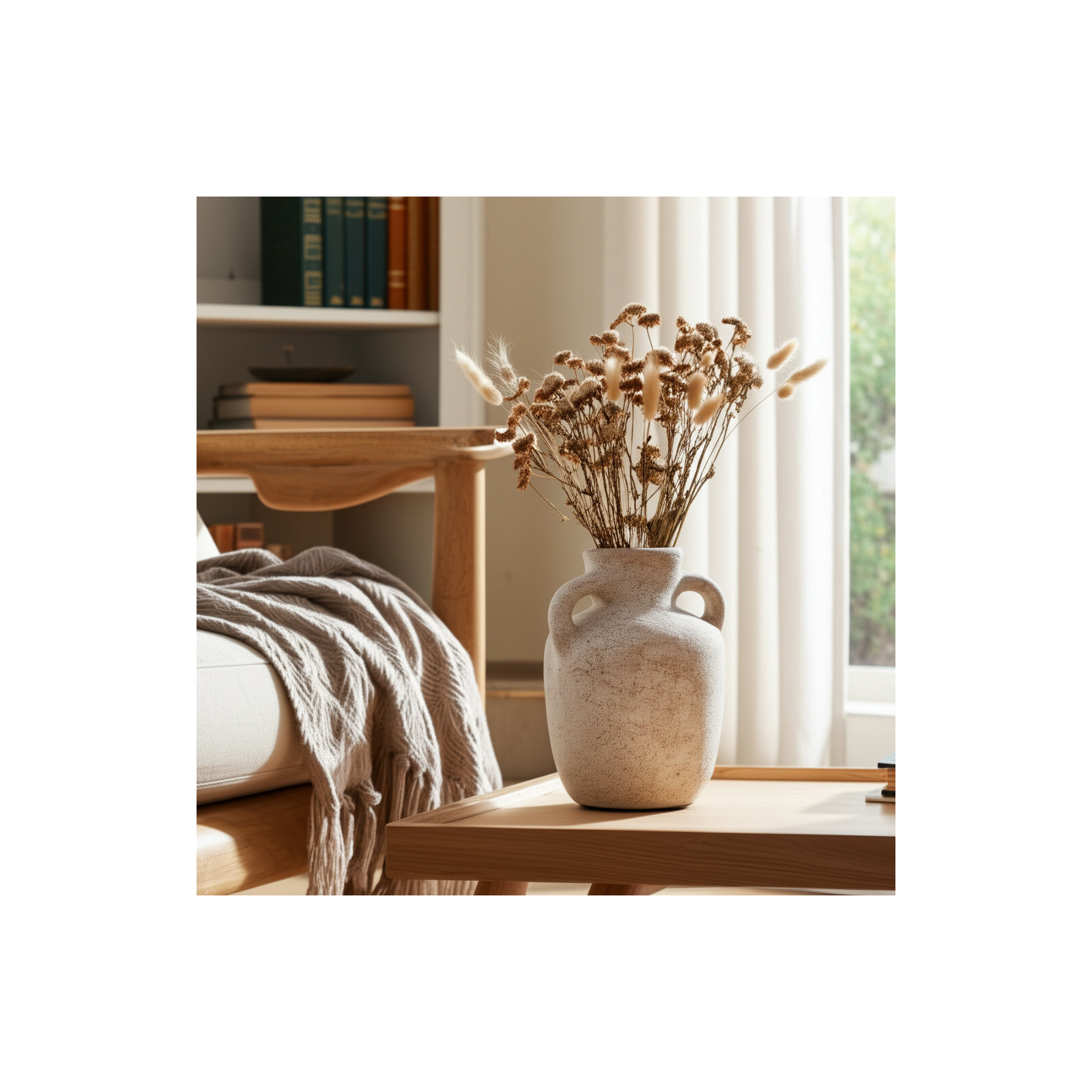 Everby 7'' Handmade Terracotta Table Vase