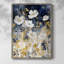 Reproduction encadrée FLORAL Series CCDCLXXVI - bois massif-225717763