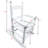 White 'S Rocking Seat - Solid Hardwood, For , Indoor Outdoor Use, , 110 Lbs Weight Limit, Simple Assembly, Kit, Hardware And Instructions Included Assembly-224649181