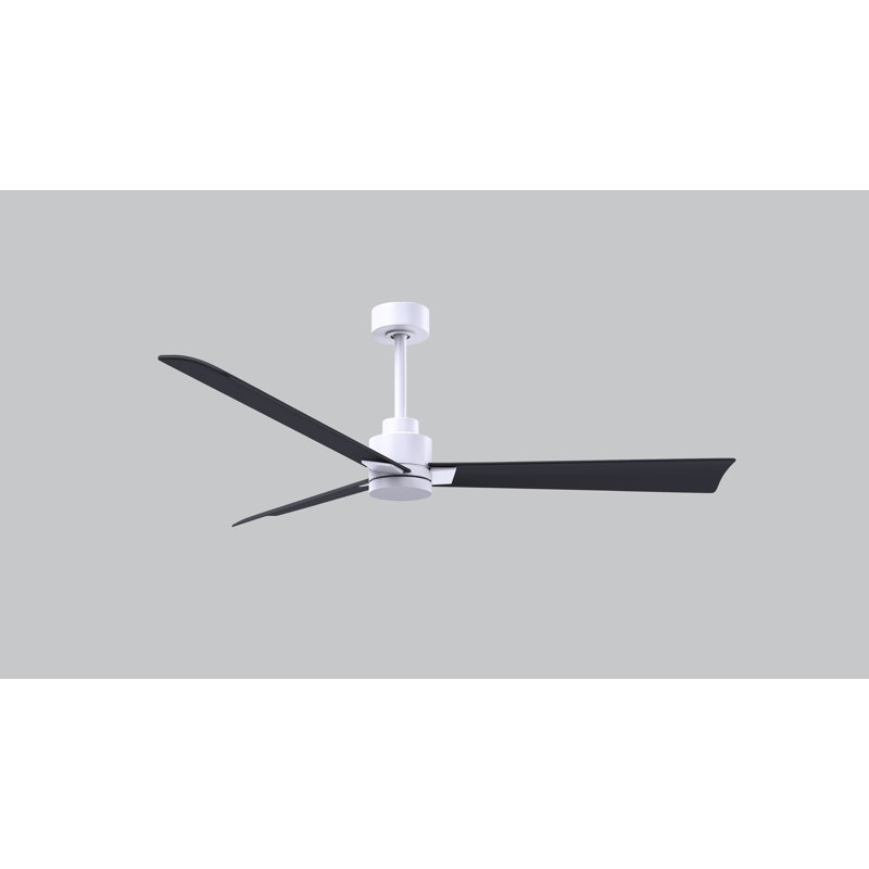 Alessandra 56'' Ceiling Fan, Matte Black, Matte White