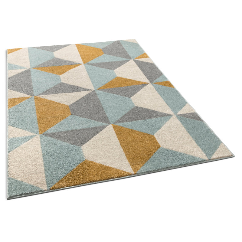 Mystic Geometric Area Rug, Rectangle 160cm x 220cm