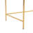 Blaine Wooden Nesting Tray Top Geometric Side End White Accent Table with Gold Metal Legs Set-544914311