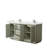 Strada 66'' Double Bathroom Vanity with Quartz Top-92723689-92723690-98247764