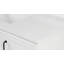 Comptoir de meuble-lavabo en quartz 61 po blanc avec lavabo double et dosseret-119457679
