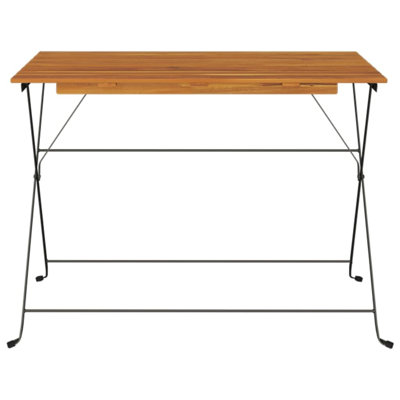 Rectangular Acacia Outdoor Folding Bistro Table