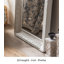 Élégant miroir de plancher arqué rétro