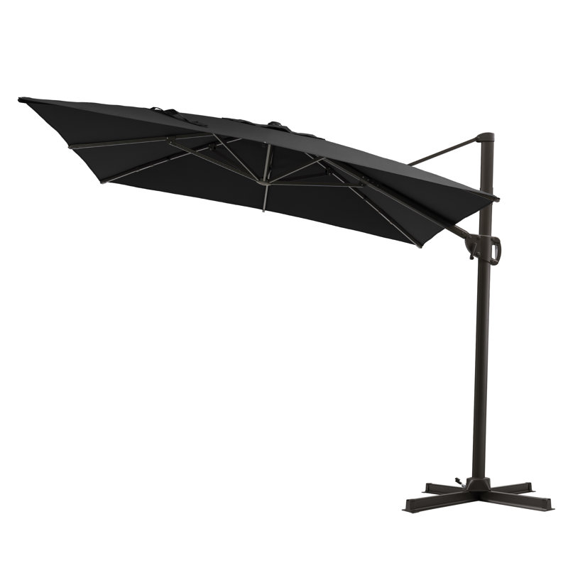 Parasol 9 pi x 11 pi sans support, Noir