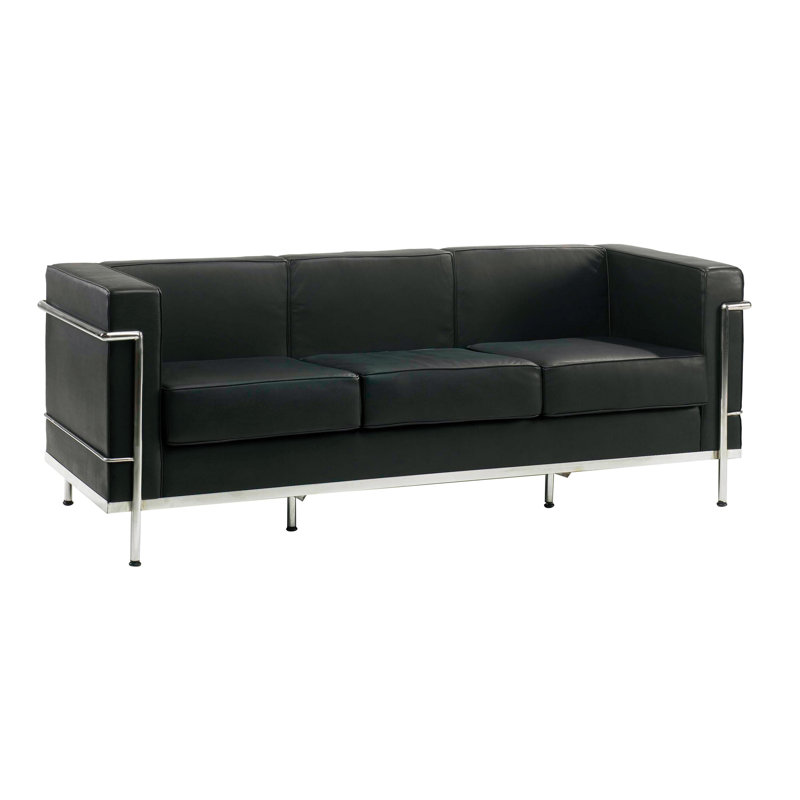 Beck 3 Seater Faux Leather Sofa