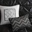 Édredon 7 pièces pour grand lit noir - Style élégant: l 90 po x L 90 po x l 20 po x L 26 po, taies décoratives, 3 coussins décoratifs, l 60 po, l 80 po, jupe de lit Luxury And Grace, 1 édredon, 2 taies décoratives, coussins, transformez votre-131255856-131255859