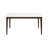 Lindsey Solid Wood White Top Dining Table-1754947093