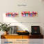 «Flowers Paint Drip» sur toile-1319065757
