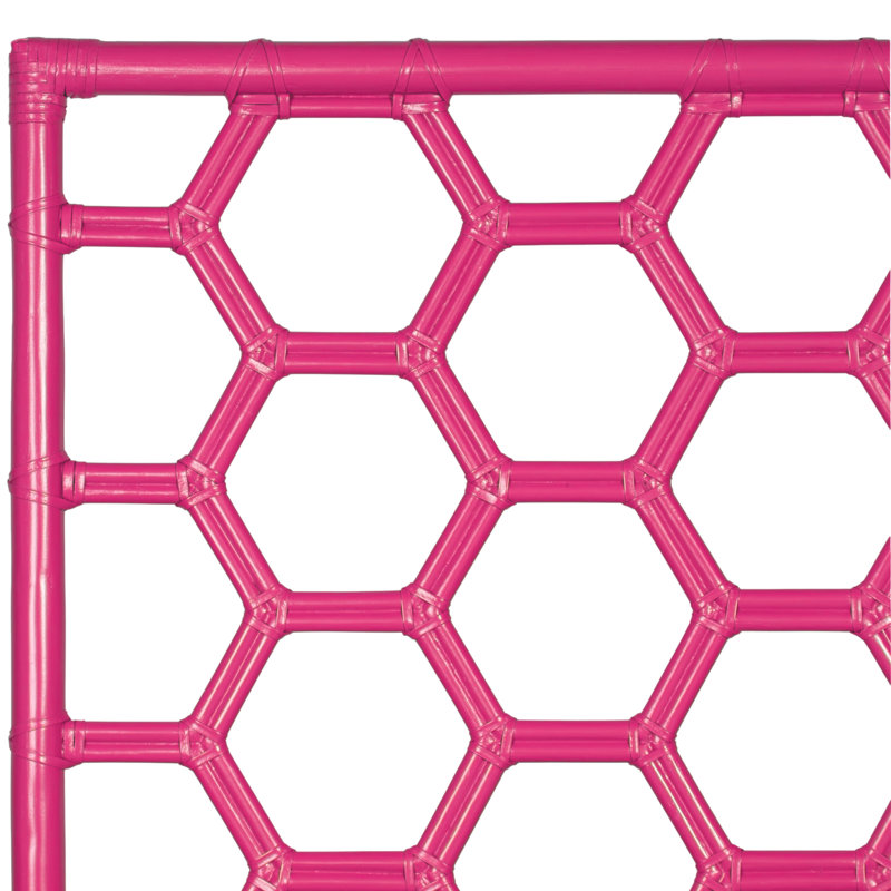 Honeycomb Bed, King, Hot Pink