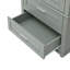 Grande armoire de rangement avec deux tiroirs pour salle de bain / bureau, gris-339955793