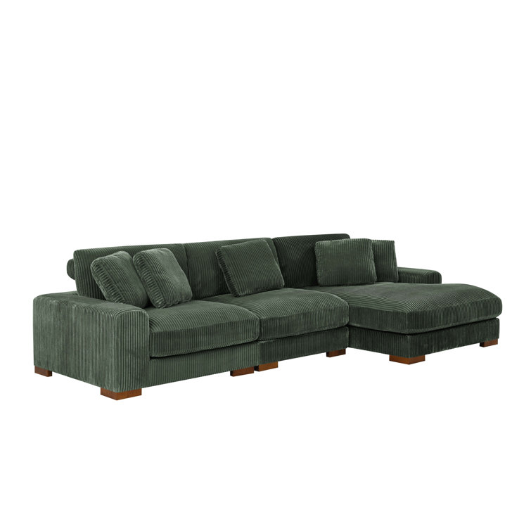 Gwendalynn 124.5" Wide Left Hand Facing Sofa and Chaise