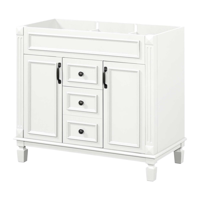 Bathroom Vanity without Top Sink, White