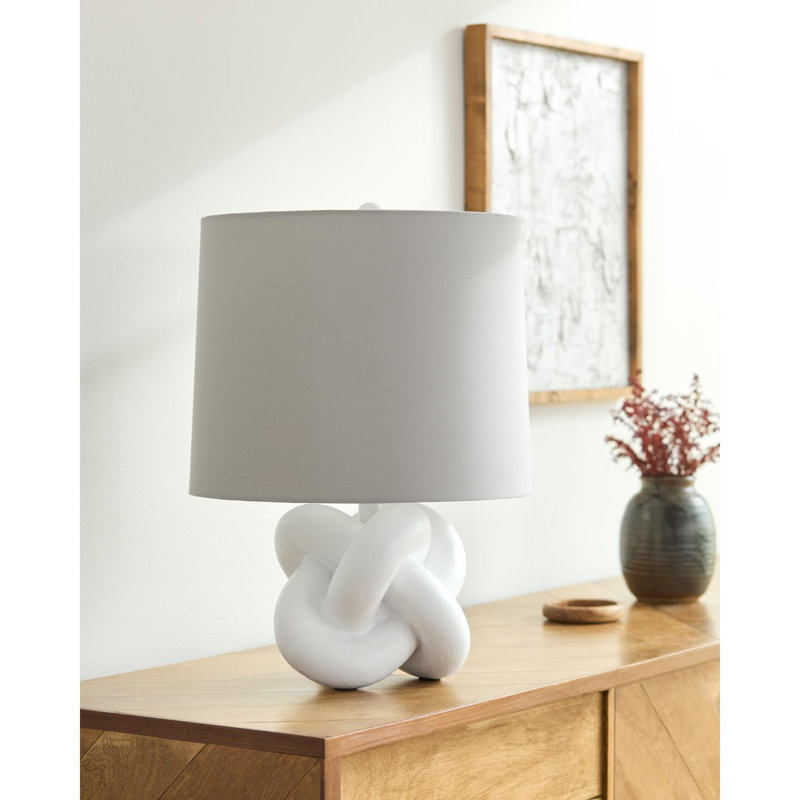 Lampe de table Bedelia, Blanc