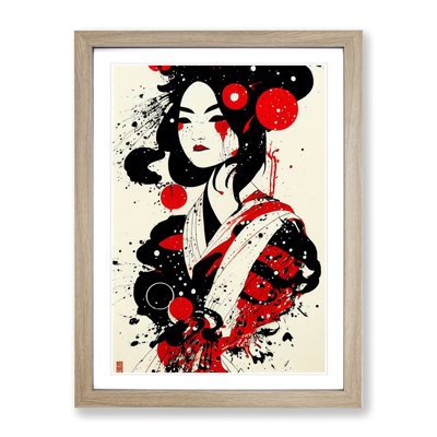 Graffiti Geisha - Single Picture Frame Painting