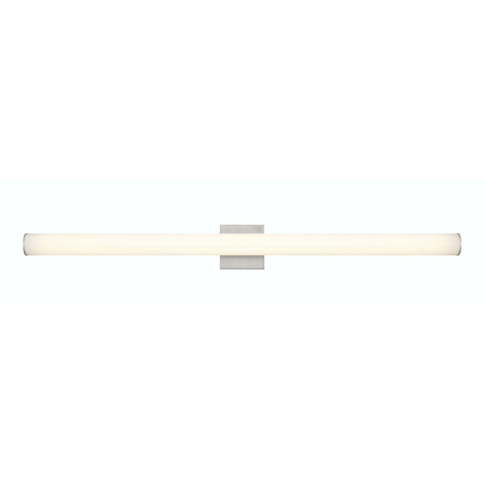 Stepridge Round 27W Vanity Light, Brushed Nickel, 2.5'' H x 48'' W x 2.5'' D