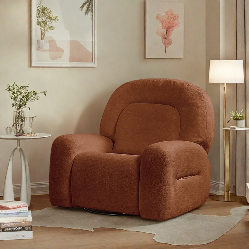 Enjoy the quiet chair in the cloud, Brown