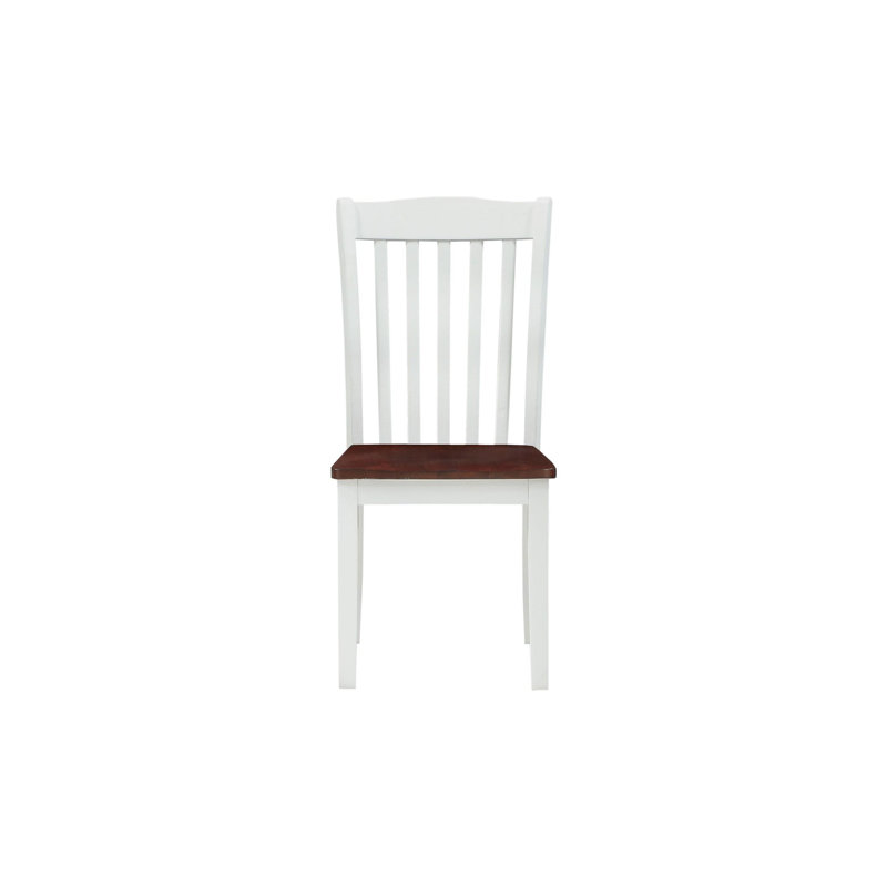 Chaise de salle à manger avec dossier à lattes, chaise de cuisine
