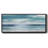 Blue Silver Shore- Framed Canvas