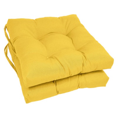 Coussins de chaise carrée en sergé de 16 pouces