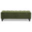 Banc avec revêtement bouclé, espace de rangement, pieds en bois d'hévéa, capacité de 136 kg, capitonnage à boutons et surpiqûres en losange, idéal pour la décoration du salon, 132 cm (L) x 44 cm (l) x 46 cm (H), rangement, support, charnières souples