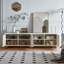 White high appearance level storage TV cabinet-110154157