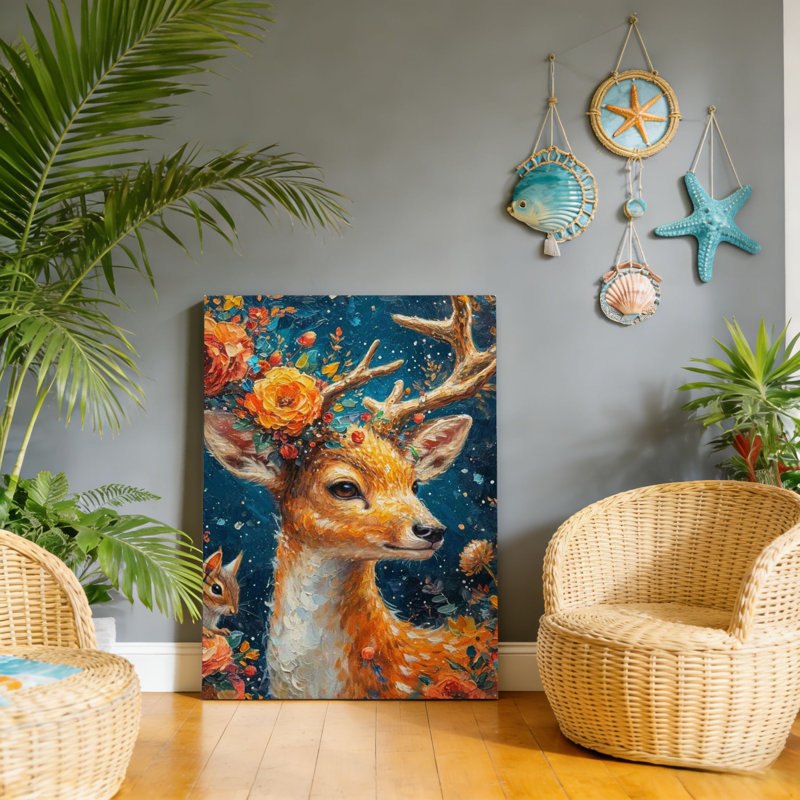 Éléphant contemporain, art mural en bois à dos encastré, L 30 x l 20