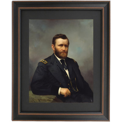 Framed Ulysses S. Grant By Constant Mayer