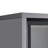 Grey 60.6'' Tall Display Cabinet With Two Drawers And Led Lighting - Modern Style Storage For Living Room, Office, Study Tempered Glass Door & Adjustable Shelves With Door, Lighting, Office