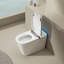 Toilette une pièce fixée au sol à hauteur de chaise 1,28 gallon GPF Givingtree (siège inclus)