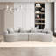Canapé luxueux désossé pour le salon avec coussins moelleux et design élégant-106722052