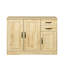 Buffet Contemporary avec 2 portes et 2 tiroirs, armoire de rangement