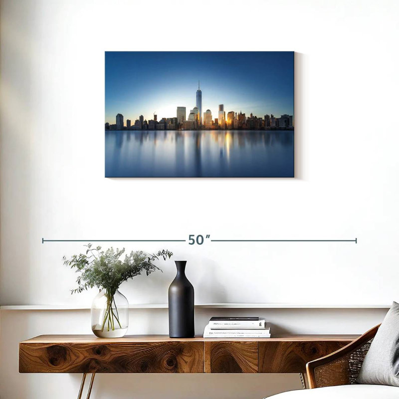 Nicci NYC Skyline Buildings, H 20 po x l 30 po