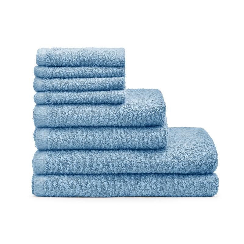 Quick Dry Cotton Towel, Blue