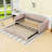 Twin Upholstered Daybed with Pop Up Trundle-438260045