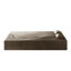 Canapé moderne avec 2 coussins, canapé-lit en velours côtelé et rembourré de mousse, matelas pliant simple pour le salon, lit d'invité, salle de jeux, aucun assemblage requis-1042433902-1042433904