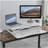 32-inch desk lift with adjustable height, dual monitor and laptop workstation, with wide keyboard tray-1814948563