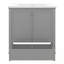 Meuble-lavabo de salle de bain avec lavabo, 1 tiroir et tablettes de porte-1477918543