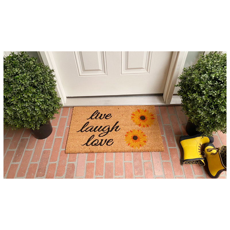 Tournesol «Live Laugh Love», 1 pi 4 po x 2 pi 4 po