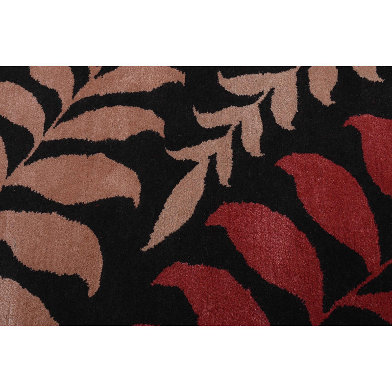 Eliana Wool Floral Indoor Rug, Rectangle 2' x 3'